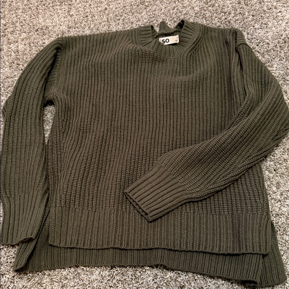 SO Sweater in Dark Green
